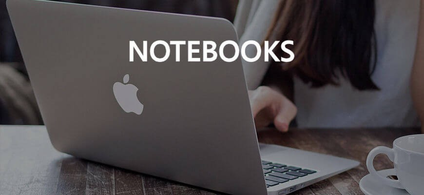 Notebook, el placer de trabajar en casa.